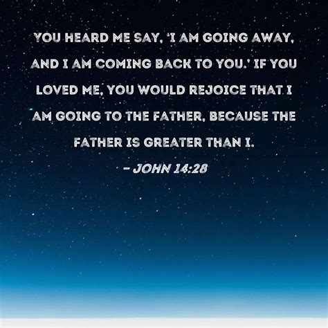 this village is better than heaven|John 14:28.